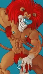 the_wacky_world_of_tex_avery, ravuer, abs, anthro, armpit_hair