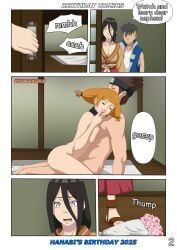 hyuuga_hanabi, kawaki, kazamatsuri_moegi, sarutobi_konohamaru, boruto