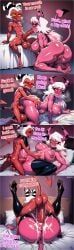 moxxie_(helluva_boss), verosika_mayday_(helluva_boss), helluva_boss, cocky69, 1boy