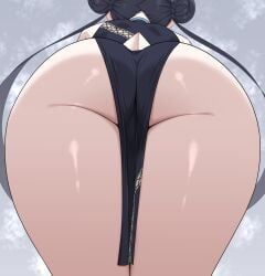 kisaki_(blue_archive), blue_archive, ryuseiart, 1girls, ass