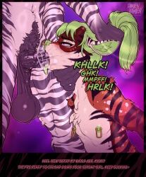 damienkamien, animal_genitalia, animal_penis, anthro, antlers