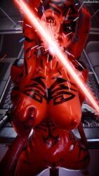 darth_maul, darth_talon, twi'lek, zabrak, star_wars