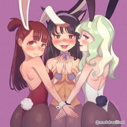 atsuko_kagari, diana_cavendish, little_witch_academia, studio_trigger, madabauillust