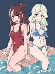atsuko_kagari, diana_cavendish, little_witch_academia, studio_trigger, madabauillust