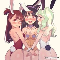 atsuko_kagari, diana_cavendish, little_witch_academia, studio_trigger, madabauillust
