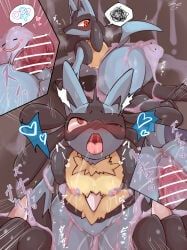 ditto_(pokemon), generation_1_pokemon, generation_4_pokemon, lucario, pokemon_(species)