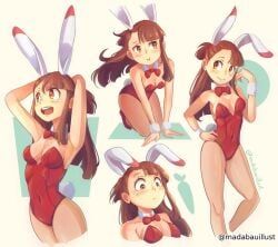 atsuko_kagari, little_witch_academia, studio_trigger, madabauillust, 1girls