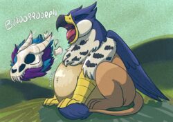 gyrurr, mythology, gyrotech, swiftsketchpone, after_vore