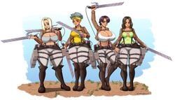 carmen_marvello, kelsie_daniels, marisol_marvello, raven_ray, attack_on_titan
