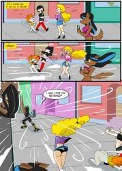 boom-bun_(comic), xierra099, 5girls, anthro, anthro_female