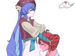 kasane_teto, otomachi_una, copyright_request, synthesizer_v, utau