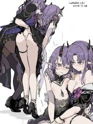 hibiscus_(arknights), hibiscus_the_purifier_(arknights), lava_(arknights), arknights, whate=3r