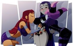 jinx_(dc), raven_(dc), starfire, dc, dc_comics