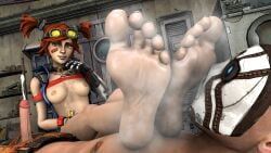 gaige_(borderlands), psycho_(borderlands), borderlands, borderlands_2, kombatkatto