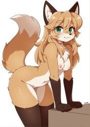 averi_(fiddleafox), animal_humanoid, fox, furry, green_eyes