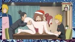 akimichi_chouji, kushina_uzumaki, namikaze_minato, nara_shikamaru, uzumaki_kushina
