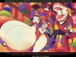caine_(the_amazing_digital_circus), pomni_(the_amazing_digital_circus), glitch_productions, the_amazing_digital_circus, joeblay