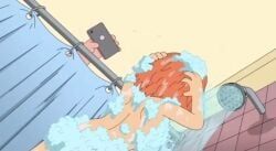 chris_griffin, lois_griffin, family_guy, back_view, bathing