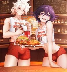 komaeda_nagito, oma_kokichi, coca-cola, danganronpa_(series), danganronpa_2:_goodbye_despair