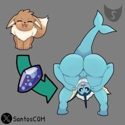 eevee, eeveelution, pokemon_(species), vaporeon, pokemon