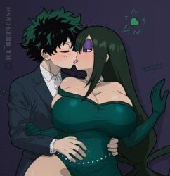 izuku_midoriya, tsuyu_asui, boku_no_hero_academia, my_hero_academia, snakebd