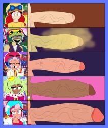 alli_(brawl_stars), bonnie_(brawl_stars), janet_(brawl_stars), jessie_(brawl_stars), mandy_(brawl_stars)