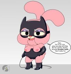 joanna_watterson, cartoon_network, the_amazing_world_of_gumball, takaneru, 3_fingers