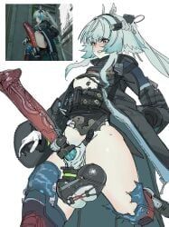 arcane_(arknights:_endfield), arknights:_endfield, hitobashira_(1746164306), victim_alice, animal_genitalia