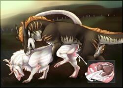 mythology, animal_genitalia, animal_penis, animal_vulva, anus