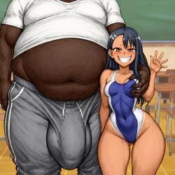 hayase_nagatoro, please_don't_bully_me,_nagatoro, 1boy, 1girls, age_difference