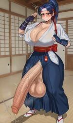 kasumi_todoh, king_of_fighters, fal0v3r2k, 1futa, areolae