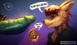 anthro, big_penis, bodily_fluids, caspincapsaicin, clothing