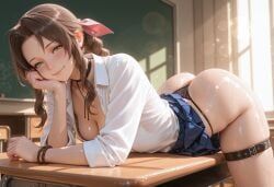 aerith_gainsborough, final_fantasy, final_fantasy_vii, final_fantasy_vii_remake, kermixx