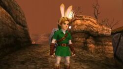 link, the_legend_of_zelda, breast_expansion, bunnysuit, gender_transformation