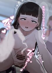 original, hatahata_(hnuj4272), 3girls, all_fours, black_hair