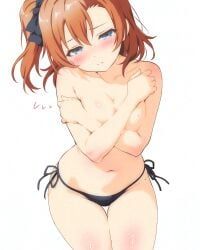 kousaka_honoka, love_live!, hitorilily, 1girl, adversarial_noise