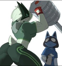 lucario, meowscarada, pokemon, arzyparzy, ass