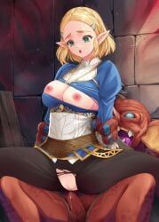 bokoblin, princess_zelda, the_legend_of_zelda, the_legend_of_zelda:_tears_of_the_kingdom, kirishima_satoshi