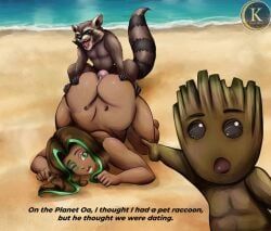 green_lantern, groot, jessica_cruz, rocket_raccoon, dc