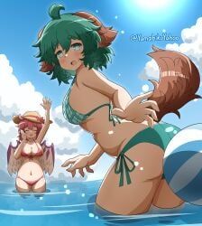 kyouko_kasodani, mystia_lorelei, touhou, yamabikoyahoo, 2girls