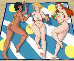 alex_(totally_spies), clover_(totally_spies), sam_(totally_spies), coppertone, totally_spies