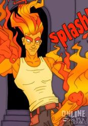 johnny_storm, fantastic_four, marvel, marvel_comics, online_superheroes