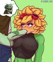 solar_flare_(pvz), sunflower_(pvz), zombie_(pvz), electronic_arts, plants_vs_zombies