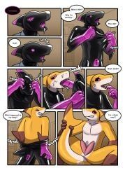hacony, 2_penises, after_transformation, anthro, aquatic