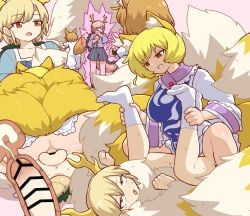 kicchou_yachie, kudamaki_tsukasa, ran_yakumo, yakumo_ran, touhou
