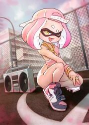 inkling, inkling_girl, pearl_(splatoon), splatoon, blackingyourwaifu