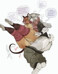 hitch_(wolfertinger), hitomi_(wolfertinger), wolfertinger, anthro, areola
