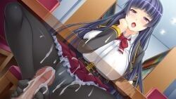 segawa_reika, kyonyuu_dosukebe_gakuen, 1boy, 1girls, ass_on_face