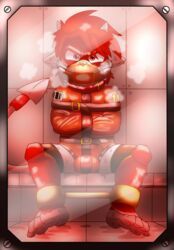 panapoliz, 4_toes, ankle_cuffs, asylum, ball_gag