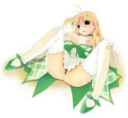 akikan!, himizuki_kazusa, 1girl, ahoge, alternate_breast_size_(larger)